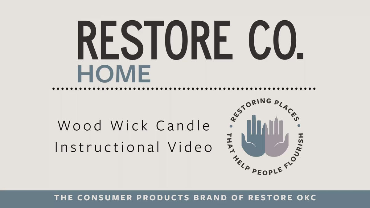 Load video: Wood Wick Candle Instructional Video
